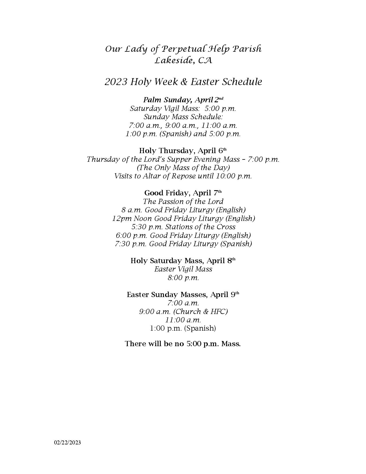 2023 Holy Week - Easter Schedule-page-001 (1)